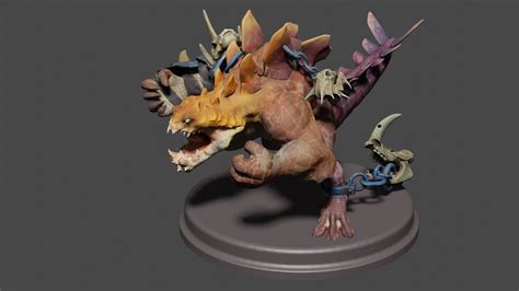 STL file Primal Beast Printable from Dota2・3D printer model to download ...