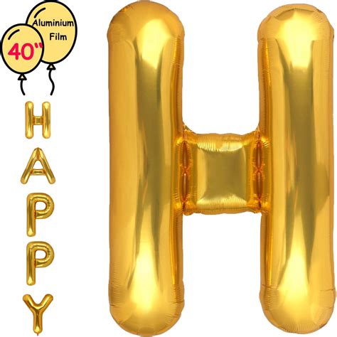 Large Gold Letter Balloons ~ Thankyou Letter