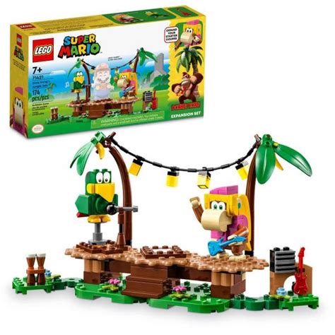 LEGO Super Mario Dixie Kong's Jungle Jam 71421 Building Toy Set ...