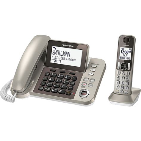 Panasonic Corded Phone with 1 Cordless Handset - KX-TGF350N | BuyDig.com