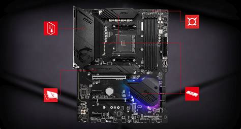 MSI MPG B550 GAMING PLUS ATX Motherboard for AMD AM4 CPUs - MPG B550 ...