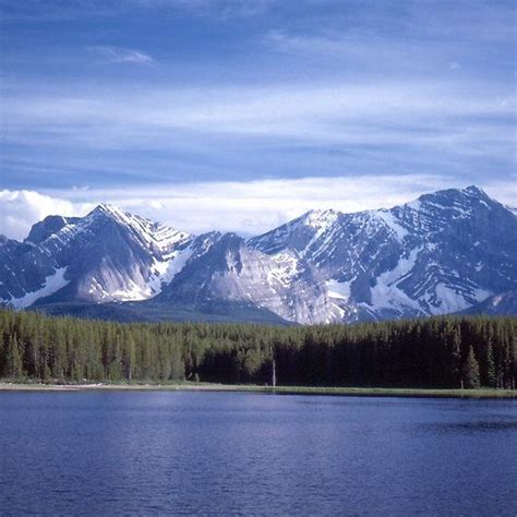 Kananaskis Mountains Lake | Mountain lake, Customizable business cards ...