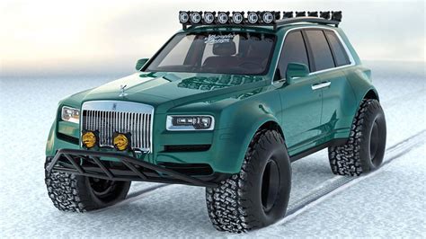 A Designer Reimagines the Rolls-Royce Cullinan as a Luxe Monster Truck – Robb Report