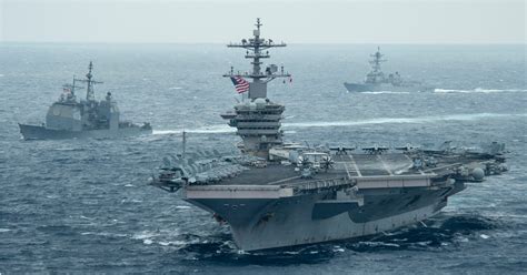 US sends aircraft carrier group into South China Sea on same day Taiwan reported incursion into ...