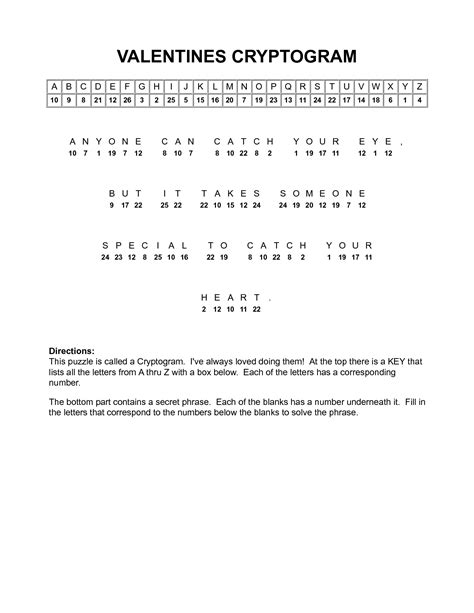 Free Printable Cryptograms With Answers | Free Printable A to Z