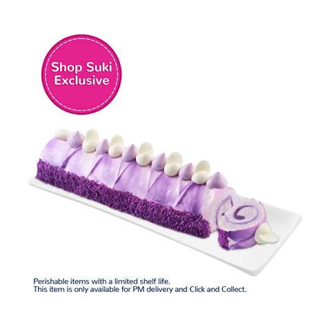 Red Ribbon Ube And Cream Cake Roll Whole