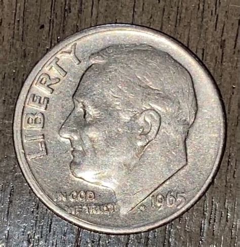 1965 Dime 25% PRICE DROP No Mint Mark Very Rare Valuable | Etsy