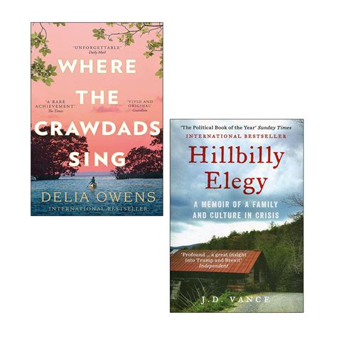 Hillbilly Elegy by Vance, Where the Crawdads Sing by Delia Owens 2 ...