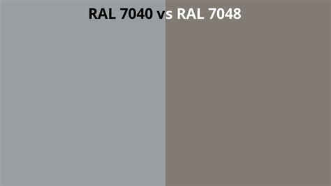 RAL 7040 vs 7048 | RAL colour chart UK