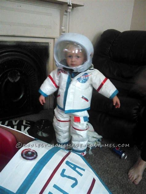 DIY Toddler Astronaut Costume and Space Ship