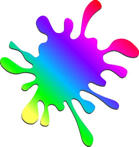 Paint Rainbow Clip art - paint splatter png download - 604*640 - Free ...