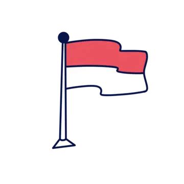 Indonesian Flag On The Pole, Flag, Independent, Indonesian PNG Transparent Clipart Image and PSD ...