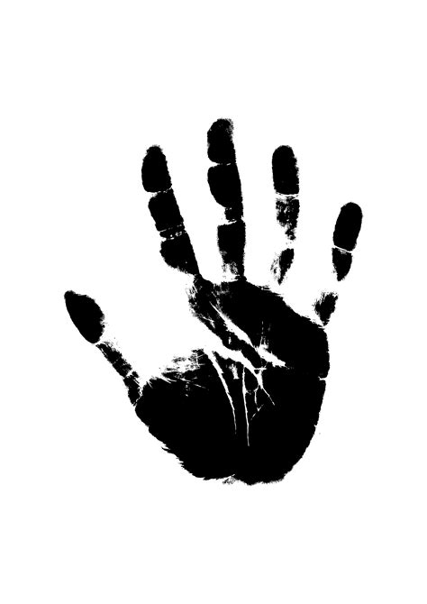 Clipart - Hand silhouette