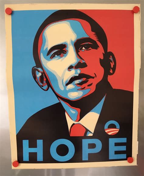 Affiche HOPE OBAMA – Luckyfind