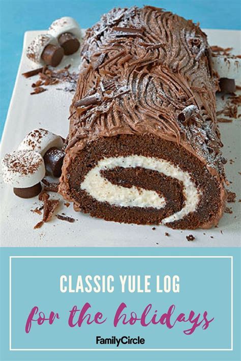 Classic Yule Log | Recipe in 2020 | Easy yule log recipe, Classic yule log recipe, Yule log cake