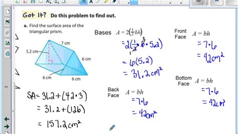 Surface area of triangular prism - themessenturin