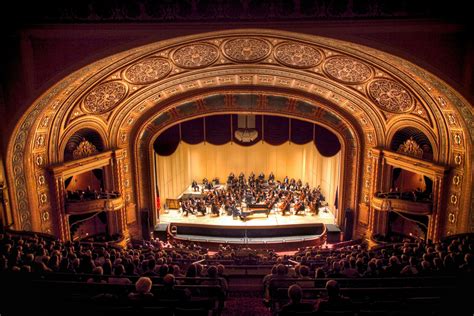 Resident company, South Bend Symphony Orchestra, on the Morris Stage - photo by Peter Ringenberg ...