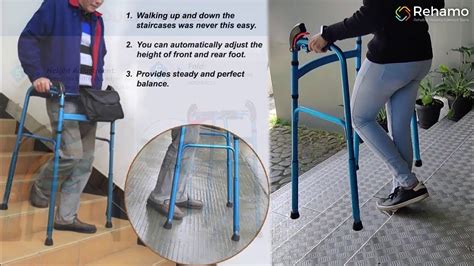 Introducing Walkie Stair | Adjustable Stair Climbing Walker | Stair ...