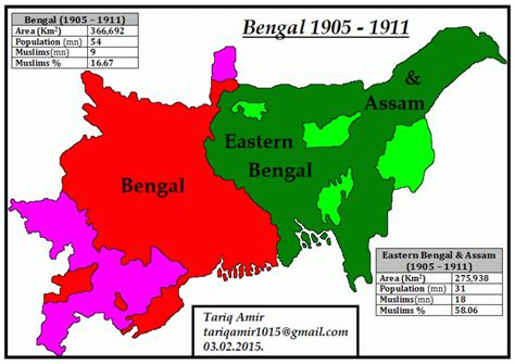 Partition of Bengal (1905) ~ Detailed Information | Photos | Videos