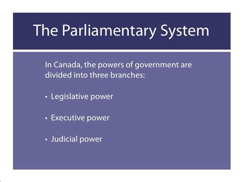 Parliamentary System 1