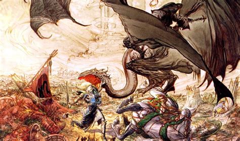 Éowyn and the Witch-King of Angmar by Michael Kaluta : Hollywood Metal