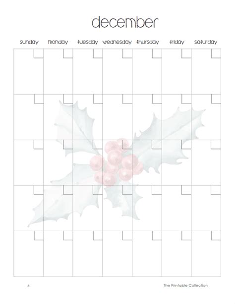 Download The Free December Planner Now And Print It! | The Printable Collection