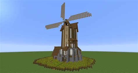 Minecraft Simple Windmill | Minecraft architecture, Windmill design ...