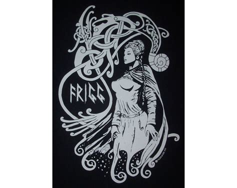 Frigg Frigga Aesir Goddess Rune Norse Viking T-shirt WH - Etsy Australia