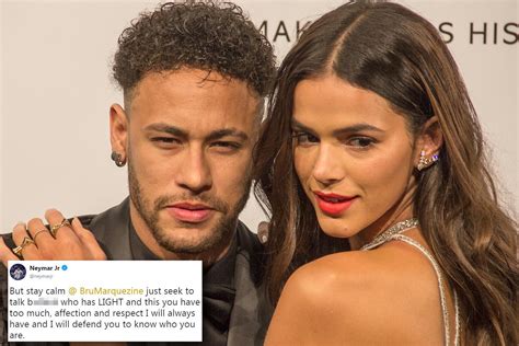 Neymar defends ex Bruna Marquezine after 'jealous' model is trolled ...