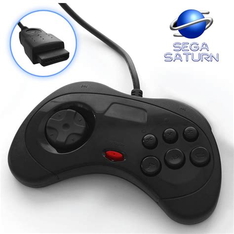 Sega Saturn Controller (Black)