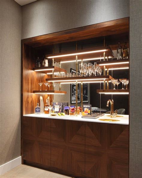 ber #joinery #bespoke #interior #design #luxury #living #fulham #london #project #apartment #bar ...