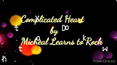 Complicated Heart Lyrics- Micheal Learns to Rock - YouTube