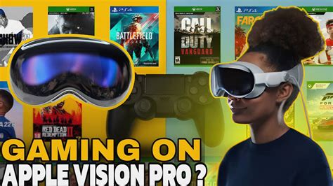 GAMING On APPLE VISION PRO? 🎮 (The Best Games to Play on Them) - YouTube