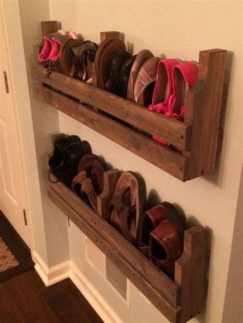 25+ Simple Wall Shoes Rack Ideas You Can Make Yourshelf #decoratingideas #designerjewelry # ...