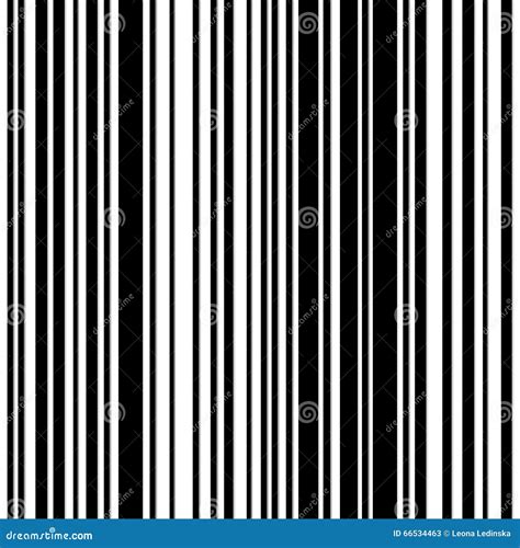 Barcode Stripes - Seamless Pattern Stock Vector - Illustration of striped, product: 66534463