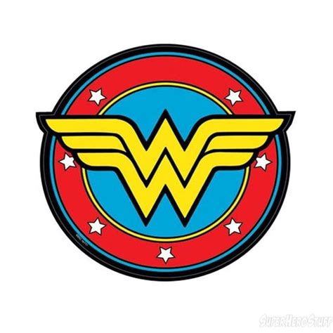 Wonderwoman logo decal | Wonder woman logo, Woman circle, Stars logo