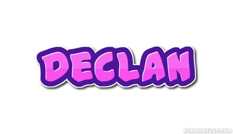 Declan Logo | Free Name Design Tool from Flaming Text