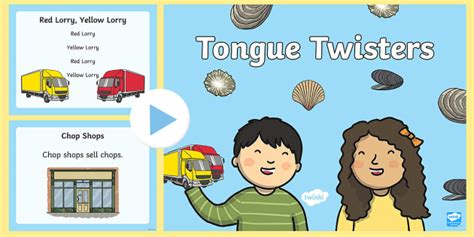 Easy & Hard Tongue Twisters For Kids — Twinkl - Twinkl