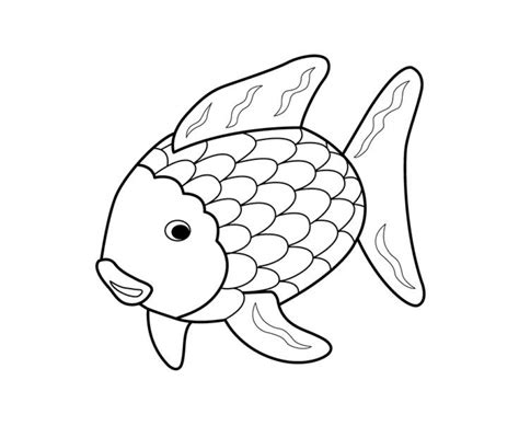 Get This Rainbow Fish Coloring Pages Free 7XVE1