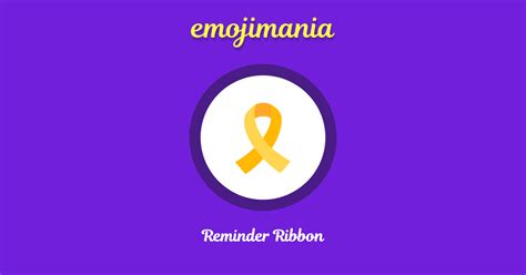 🎗 Reminder Ribbon emoji Copy & Paste - Emojimania