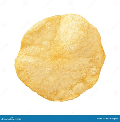 Potato Chip Isolated Stock Photo - Image: 46016795