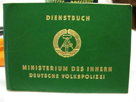 Volkspolizei ID Booklet | Jan C. Still Lugerforums