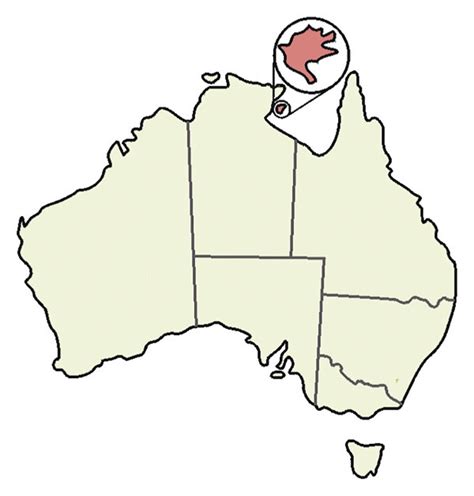 (a) The location of Groote Eylandt in relation to mainland Australia ...