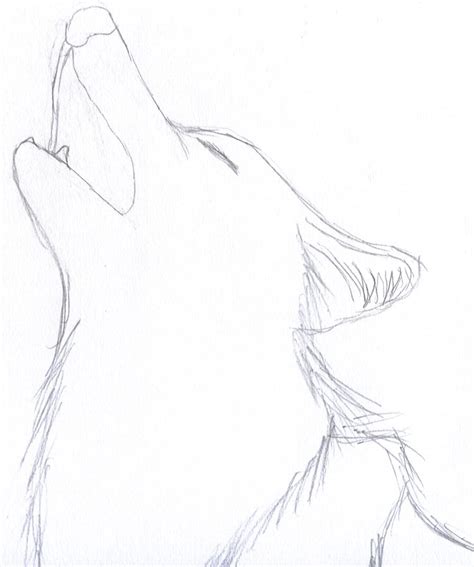 wolf drawing easy howling - Blimp Microblog Custom Image Library