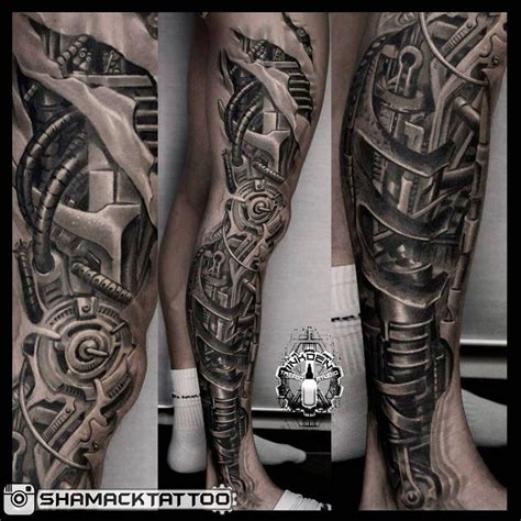 Biomechanical tattoo by Przemek Malachowski. | Biomechanical tattoo, Sleeve tattoos, Cyborg tattoo