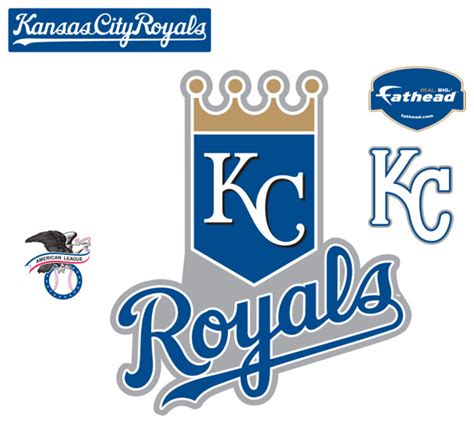 Kansas City Royals Logo Fathead MLB Wall Graphic