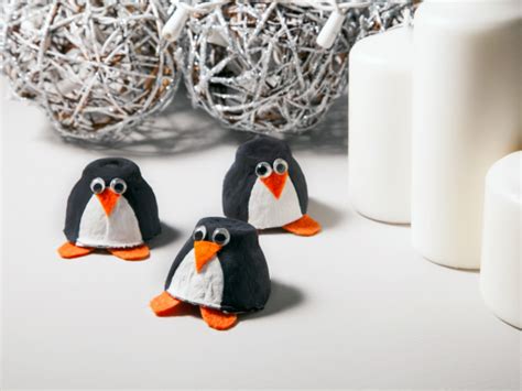 Egg Carton Crafts - Penguins - Fun Crafts Kids