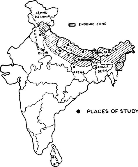 Figure 1 from ENDEMIC ZONE . PLACES OFSTUDY the goiter belt and areas ...