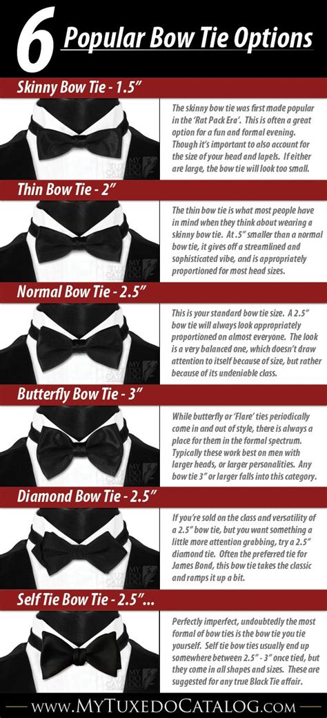 The 6 Different Types of Bow Ties - BrandonGaille.com | Mens fashion ...