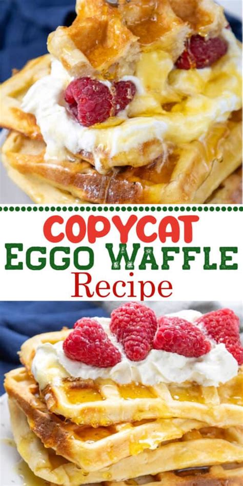 Copycat Eggo Waffle Recipe - Everyday Eileen